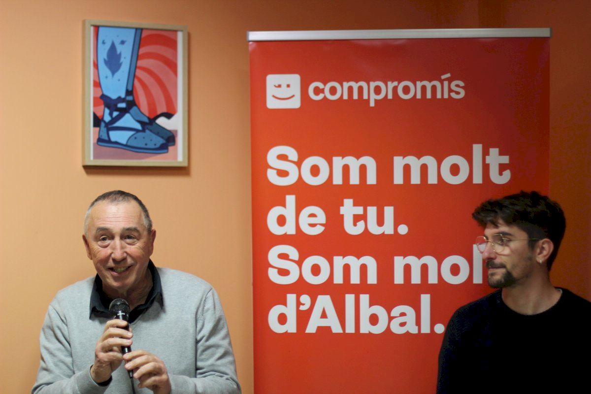 Joan Baldoví i Raul Esteban inauguren la seu de Compromís Albal